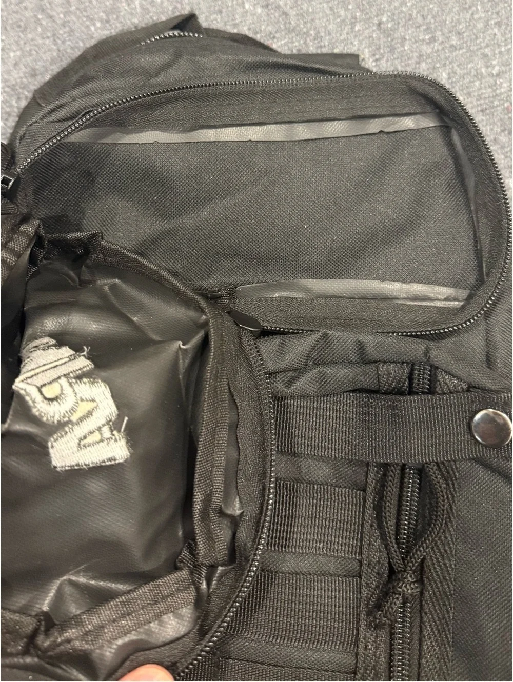 NRA Blackout Black Tactical MOLLE Backpack